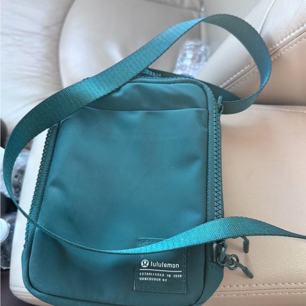 lululemon athletica Teal Messenger Bag